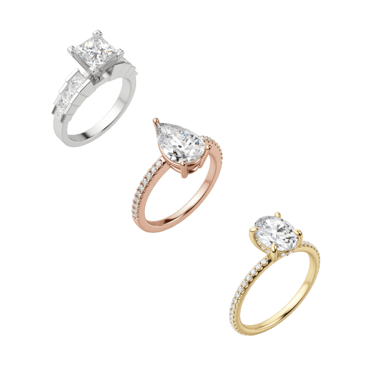 Lab Grown Diamond Engagement Rings - Vana Jewels