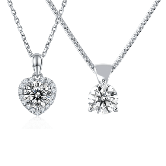 Moissanite Pendants - Vana Jewels