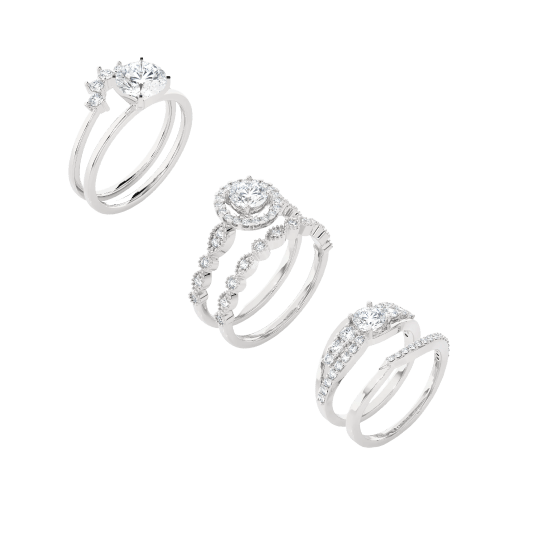 Lab Grown Diamond Bridal Sets - Vana Jewels