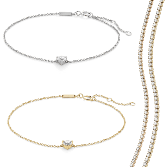 Lab Grown Diamond Bracelets - Vana Jewels