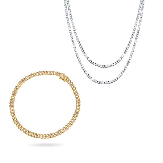 Cuban & Tennis Chains - Vana Jewels