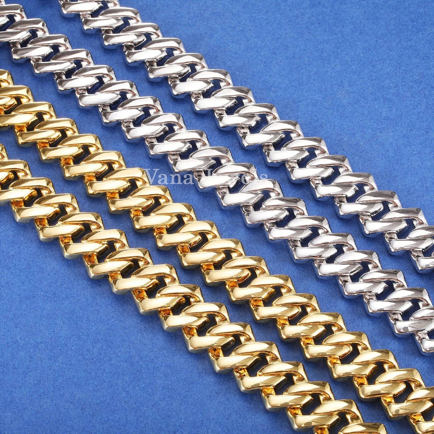 15mm Custom Hip Hop Iced Out Cuban Link Chain - Vana Jewels