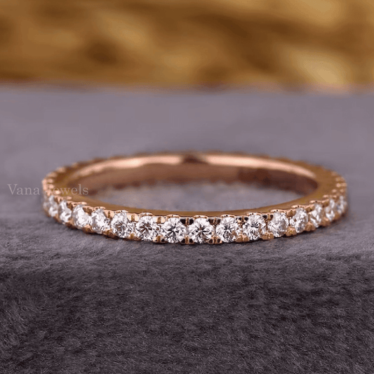 1.70 MM Full Eternity Round Lab Grown Diamond Band - Vana Jewels