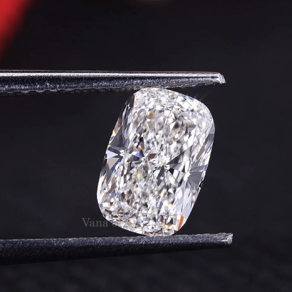 Elongated Cushion Lab Grown Diamond for Anniversary Ring - Vana Jewels