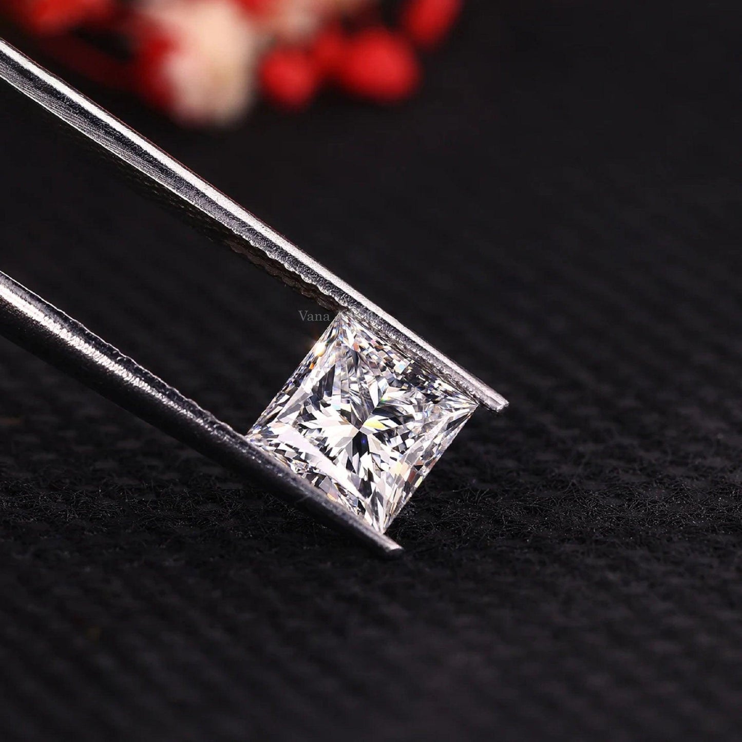 1.50 Carat Princess Cut Lab Grown Diamond | Loose Princess Cut Diamond - Vana Jewels