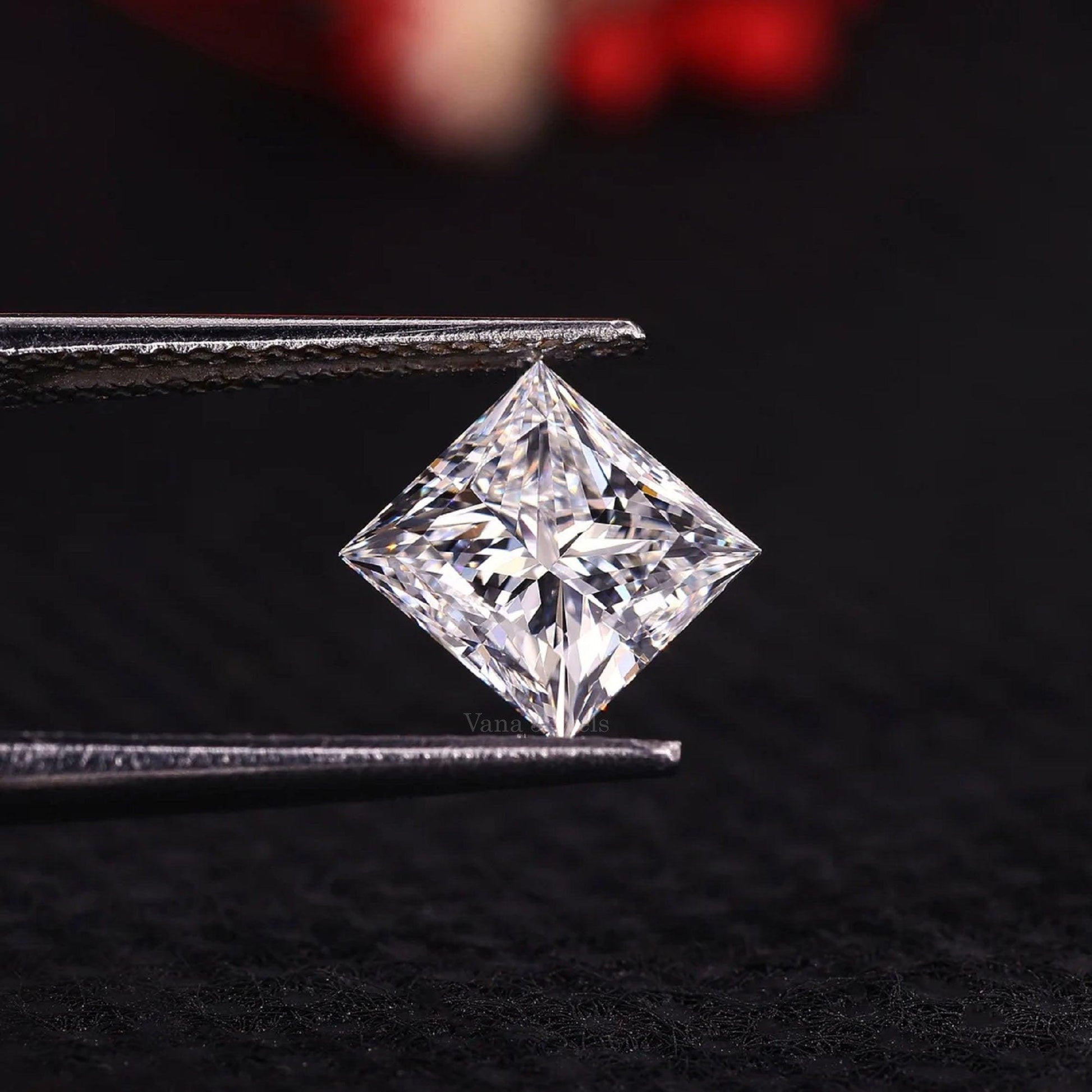 1.50 Carat Princess Cut Lab Grown Diamond | Loose Princess Cut Diamond - Vana Jewels