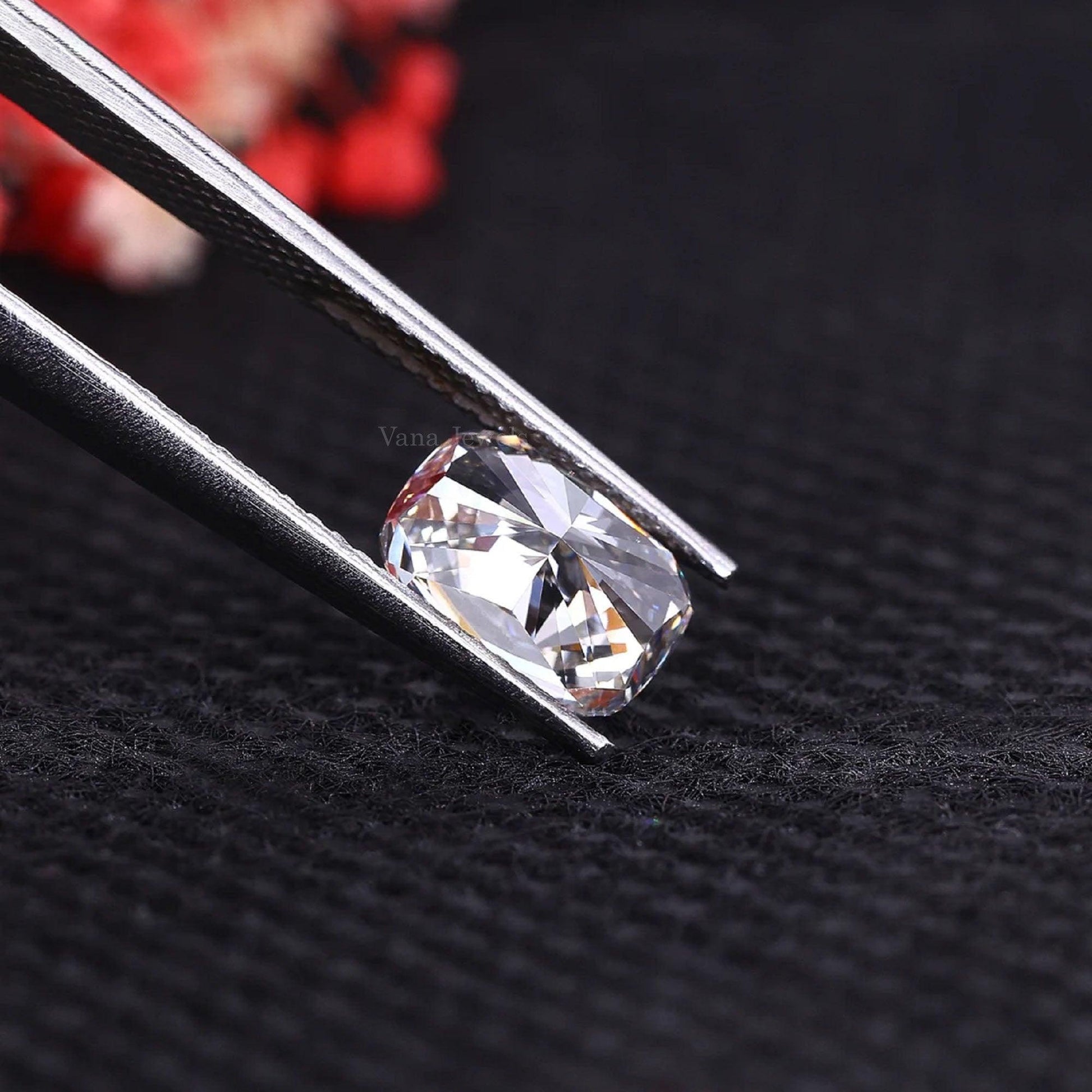 Elongated Cushion Lab Grown Diamond for Anniversary Ring - Vana Jewels