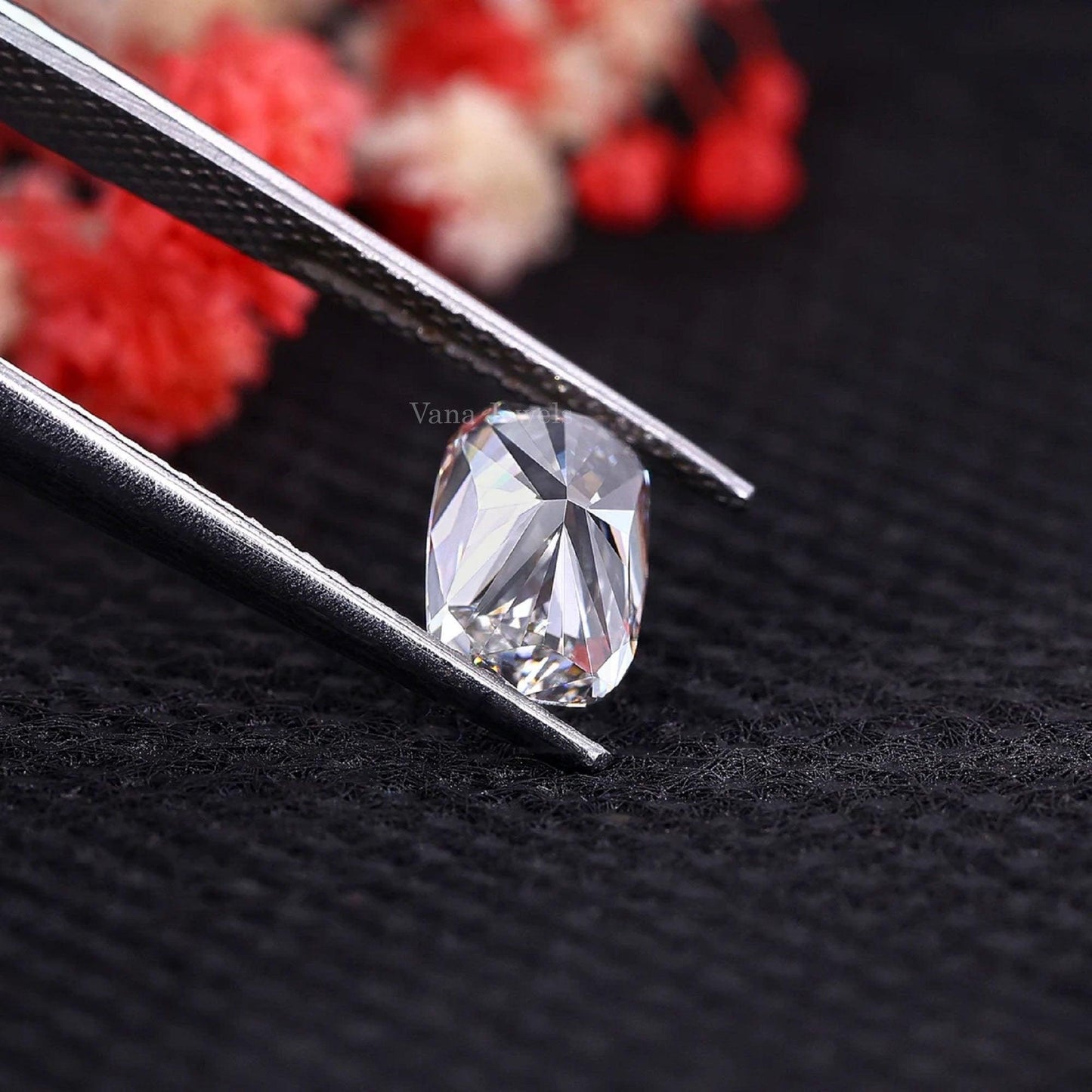 Elongated Cushion Lab Grown Diamond for Anniversary Ring - Vana Jewels