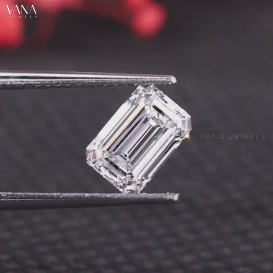 1.50 CT Emerald Cut Lab Gown Diamond for Ring Loose Diamond for Wedding Ring