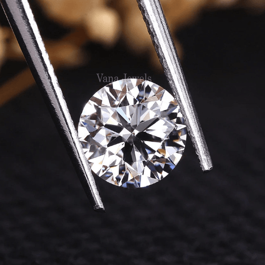 Round Brilliant Cut Diamond, Round Shaped Lab Grown Diamond for Custom Ring - Vana Jewels