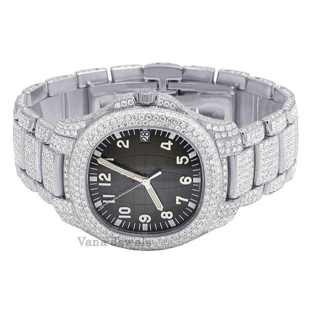 Real VVS Moissanite Diamond Automatic Watch - Vana Jewels