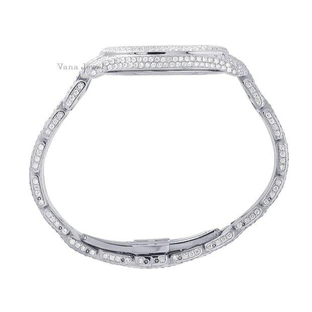 Real VVS Moissanite Diamond Automatic Watch - Vana Jewels