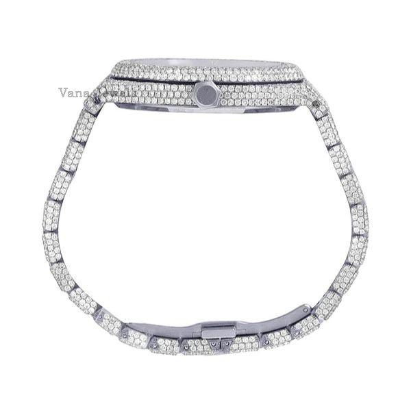 Automatic Iced-Out VVS Moissanite Diamond Watch - Vana Jewels